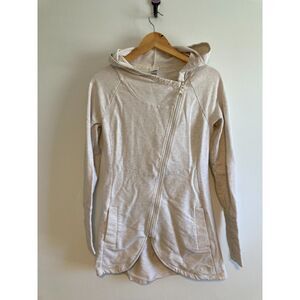 North Face Oatmeal Tadasana Full Zip Hoodie Size S
